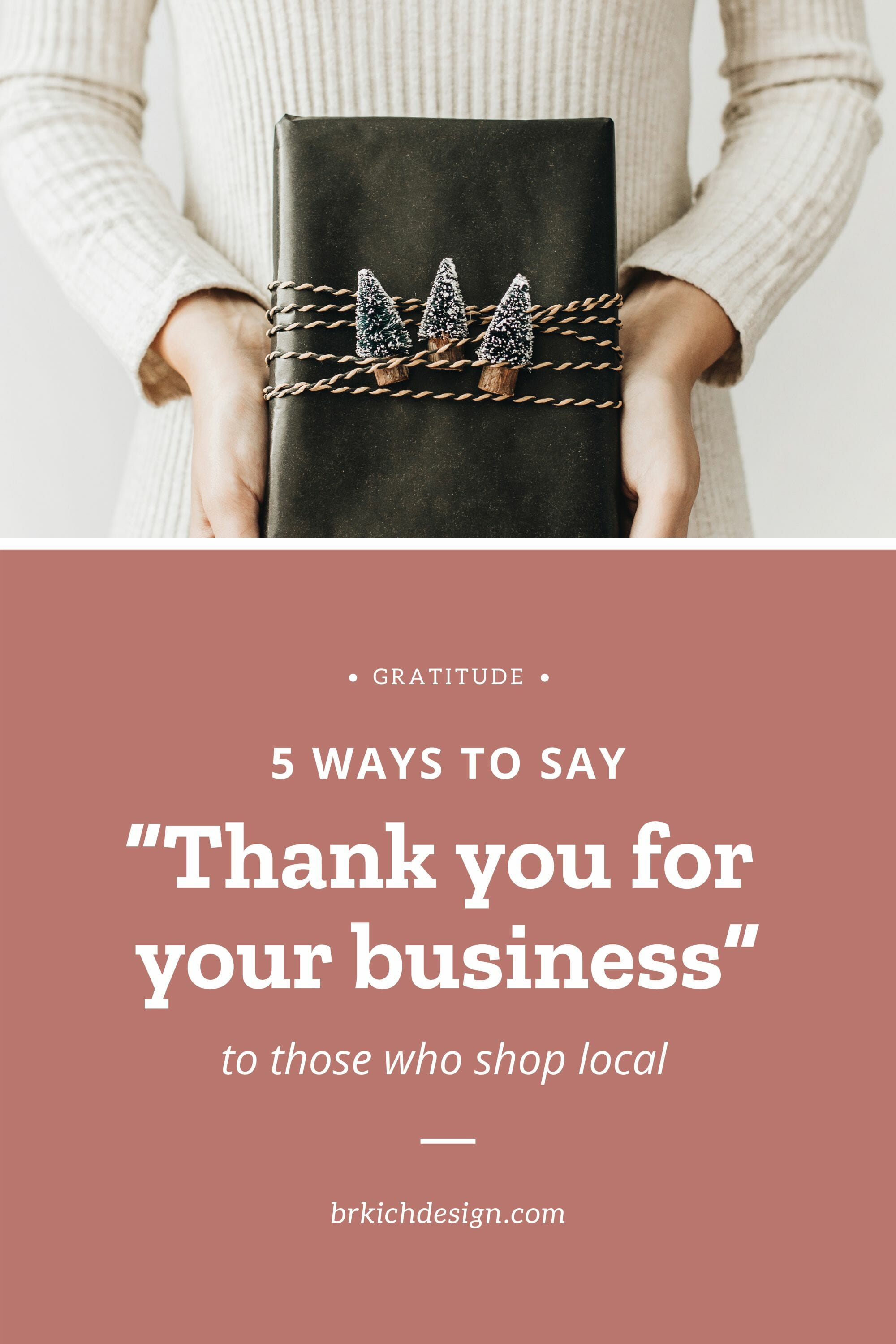 5 Ways to Say “Thank you for your Business” to those who Shop Local