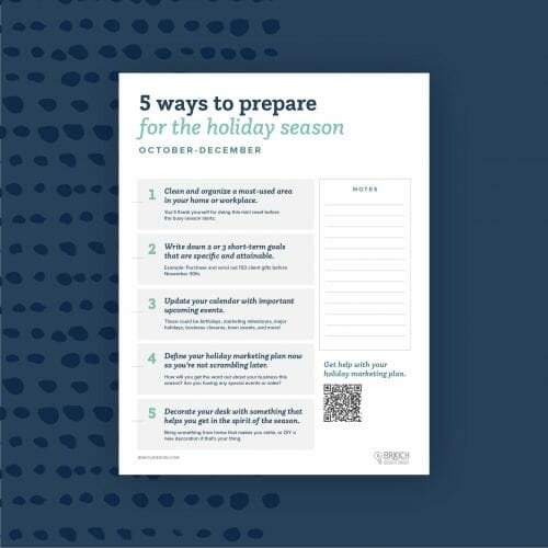5 ways to prepare for the holiday season