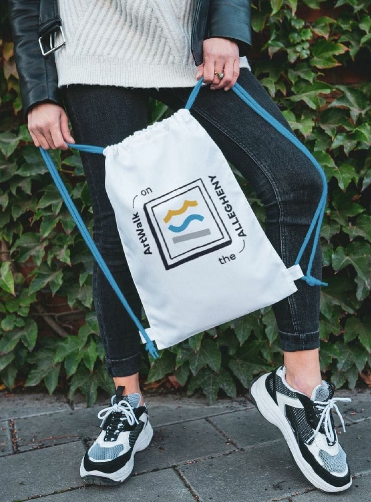 ArtWalk on the Allegheny logo design