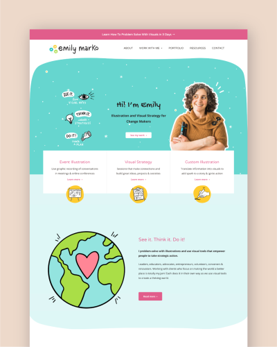 Quick Launch Website - Emily Marko - Client Site