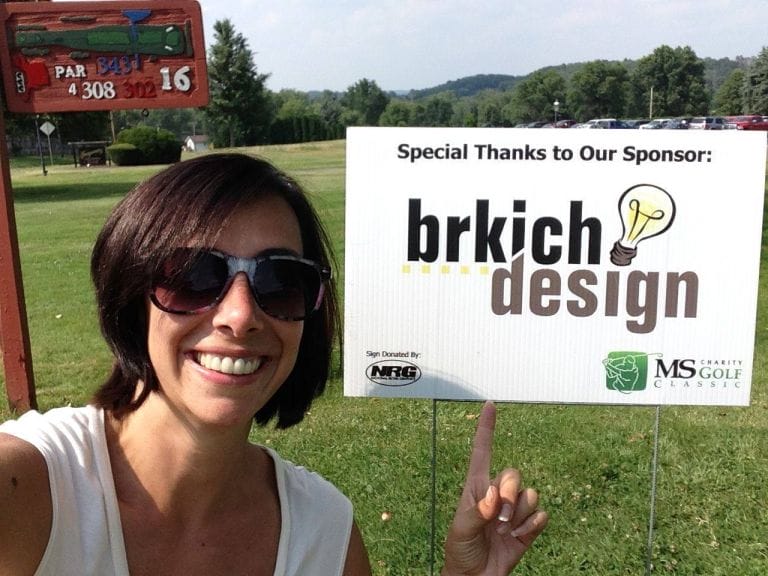 Look at me sponsoring a golf outing (2014)