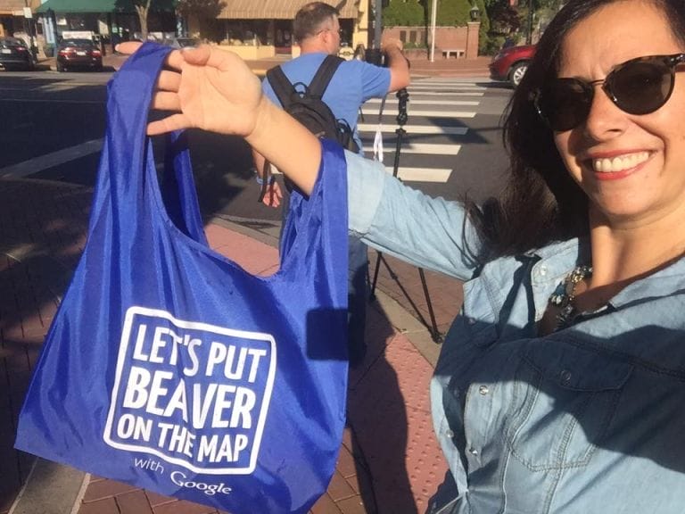 Partnering with Google to get images of downtown Beaver. (2016)