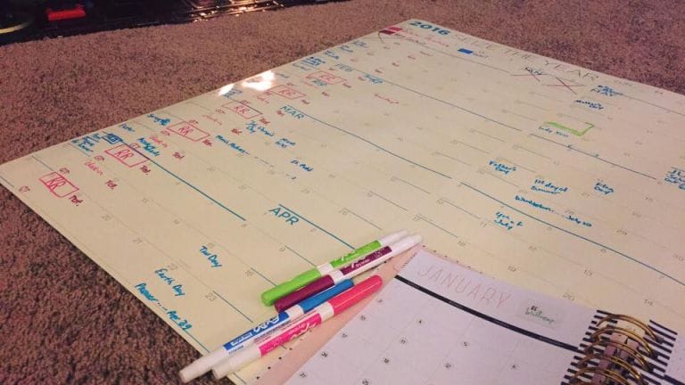 Planning the year (2016)